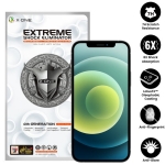 Защитная пленка для iPhone 12 mini, матовая, противоударная, Extreme Shock Eliminator, 4th Generation (Matte Series) X-One
