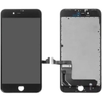 Дисплей для iPhone 8 Plus + touchscreen, черный, оригинал  (Китай) переклеено стекло, Sharp