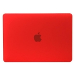 Пластиковый чехол для Macbook Pro Retina 15 матовый прозрачный красный