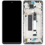 Дисплей для Xiaomi Mi 10T Lite/Redmi Note 9 Pro 5G + touchscreen, черный, копия хорошего качества, с передней панелью синего цвета, Atlantic Blue