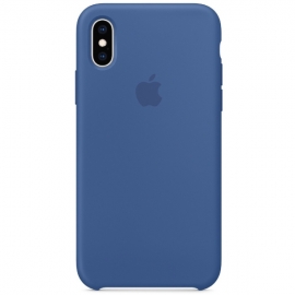 Силиконовый чехол для iPhone X/XS Apple Silicone Case Delft Blue