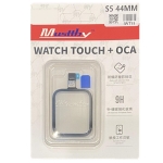 Тачскрин для Apple Watch 5 44mm/Apple Watch SE 44mm, черный, с OCA-пленкой, с олеофобным покрытием, оригинал (Китай) Musttby