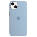 Силиконовый чехол для iPhone 13 Apple Silicone Case with MagSafe (анимация) - Blue Fog