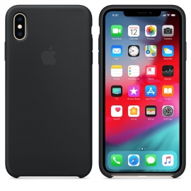Силиконовый чехол для iPhone XS Max Apple Silicone Case Black