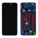 Дисплей для Honor 8X /9X Lite + touchscreen, черный, оригинал (Китай) с передней панелью синего цвета