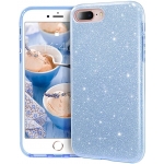 Чехол для iPhone 6/6S Plus Блестящий Голубой