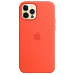 Силиконовый чехол для iPhone 12 Pro Max Apple Silicone Case Electric Orange