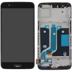 Дисплей для OnePlus 5 A5000 + touchscreen, черный, TFT, с передней панелью