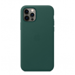 Кожаный чехол для iPhone 12 mini Apple Leather Case with MagSafe Pine Green