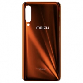 Задняя крышка Meizu 16T, оранжевая, оригинал (Китай) + стекло камеры