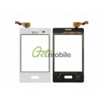 Тачскрин для LG E425 Optimus L3 II/E430, белый, с передней панелью