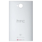 Задняя крышка HTC One M7 802w Dual Sim, серебристая