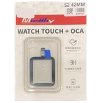 Тачскрин для Apple Watch 2 42mm; Apple Watch 3 42mm, черный, с OCA-пленкой, оригинал (Китай) G+OCA PRo