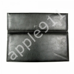 Чехол папка-трансформер на iPad, кожаный, черный