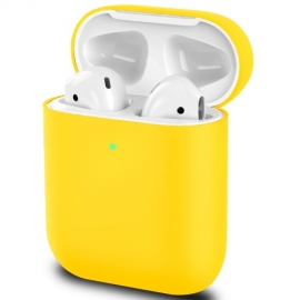 Силиконовый чехол для Apple AirPods Желтый
