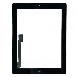 Тачскрин для iPad 4, черный, полный комплект, копия 