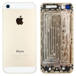 Корпус для iPhone SE, золотистый, копия высокого качества 
