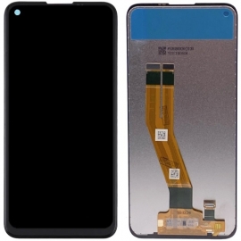 Дисплей для Samsung A115F Galaxy A11/M115F, версия 157.5 mm + touchscreen, черный, копия хорошего качества (In-Cell)