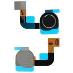 Шлейф для Nokia 7 Plus, с сканером отпечатка пальца, черного цвета, Black/Copper