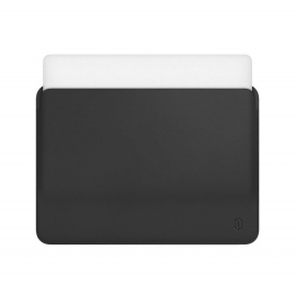 Чехол папка WIWU Skin Pro PU Leather Sleeve для MacBook Pro 13 / Air 13.3 Серый темно