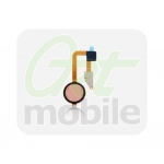 Шлейф для LG H870 G6/H871/H872/H873, с кнопкой включения, с сканером отпечатка пальца (Touch ID) розового цвета, Raspberry Rose