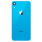 Задняя крышка для iPhone XR, синяя, в комплекте стекло камеры, оригинал (Китай)