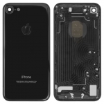 Корпус для iPhone 7, черный, Jet Black, глянцевый, оригинал (Китай)