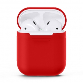 Силиконовый чехол для Apple AirPods (без коробки) Красный