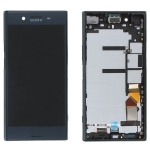 Дисплей для Sony G8141 Xperia XZ Premium/G8142 + touchscreen, черный, оригинал (Китай) с передней панелью, Deepsea Black