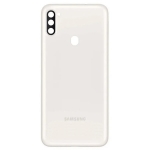 Задняя крышка Samsung A115F Galaxy A11, белая, оригинал (Китай) + стекло камеры