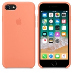 Силиконовый чехол для iPhone 7/8/ SE 2020 Apple Silicone Case Peach