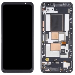 Дисплей для Asus ROG Phone 5 ZS673KS/ROG Phone 5 Pro/ROG Phone 5 Ultimate/ROG Phone 5s ZS676KS/ROG Phone 5s Pro + touchscreen, черный, Amoled, оригинал (Китай) с передней панелью