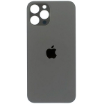 Задняя крышка для iPhone 12 Pro Max, серая, Graphite,  с большими отверстиями под окошки камер
