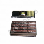 Клавиатура Nokia 8800 Arte Sapphire, черная, с русскими буквами