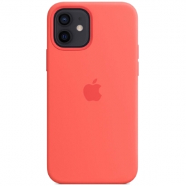 Силиконовый чехол для iPhone 12 / 12 Pro Apple Silicone Case Pink Citrus