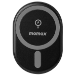Магнитный автодержатель с беспроводной зарядкой Momax Q.Mag Mount Magnetic Wirelees Charging Car Mount (CM17) Black