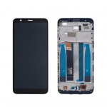 Дисплей для Meizu M8c M810/M8c Lite M809 + touchscreen, черный , с передней панелью