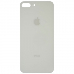 Задняя крышка для iPhone 8 Plus, белая,  с маленькими отверстиями под окошки камер