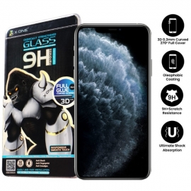 Защитное стекло для iPhone X/XS/11 Pro, с черной рамкой, 0.3mm, 3D, 9H, Gorilla Series, X-One