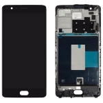 Дисплей для OnePlus 3 A3003/3T A3010 + touchscreen, черный, OLED, с узкой рамкой, копия хорошего качества, с передней панелью
