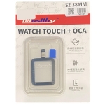 Тачскрин для Apple Watch 2 38mm; Apple Watch 3 38mm, черный, с OCA-пленкой, с олеофобным покрытием, оригинал (Китай) Musttby