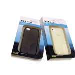 Чехол на iPhone 4, силиконовый, Belkin Sleeve Case, smoky
