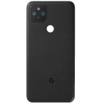 Задняя крышка Google Pixel 5a 5G, черная, Mostly Black, оригинал (Китай) + стекло камеры, с разборки