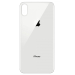 Задняя крышка для iPhone XS Max, белая,  с большими отверстиями под окошки камер, оригинал (Китай)