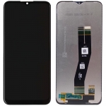 Дисплей для Samsung A037G Galaxy A03s + touchscreen, черный, 162.7 x 72 mm, с черным шлейфом, оригинал (Китай)