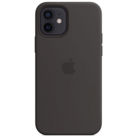Силиконовый чехол для iPhone 12 / 12 Pro Apple Silicone Case Black