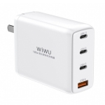 Зарядное устройство Wiwu 4in1 Mini GaN Charger Series 3xType-C+USB 120W (White)