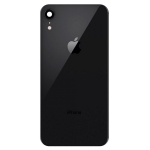 Задняя крышка для iPhone XR, черная, в комплекте стекло камеры, оригинал (Китай)