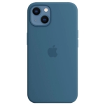 Силиконовый чехол для iPhone 13 Apple Silicone Case with MagSafe (анимация)  - Blue Jay