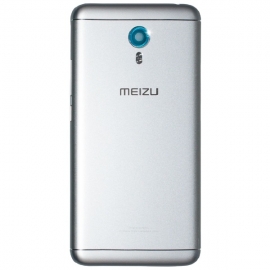 Задняя крышка Meizu M3 Note L681H, серебристая, оригинал (Китай) + стекло камеры